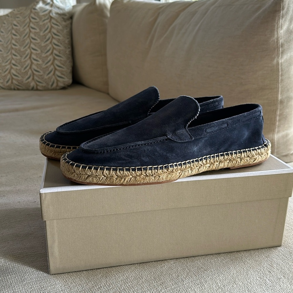 Aurelien Beachside Loafer in Steel Blue color. Size 43.